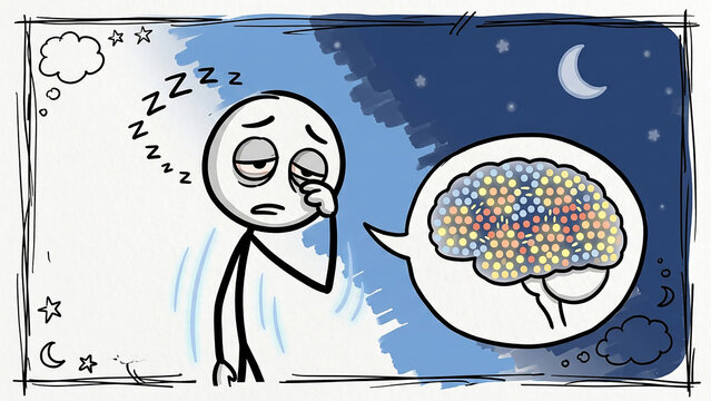 man and brain