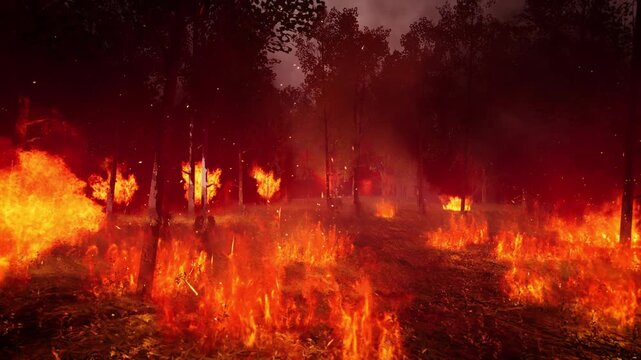 Forest Fires in the Dark