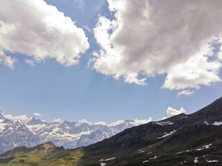 Obraz premium mountain landscape with lake and mountains