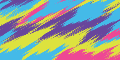 Modern jersey design with colorful abstract lines sublimation, sports background, cheering, running, cycling, basketball, netball, event, team, vector illustration. eps 10 © ROTIMAH