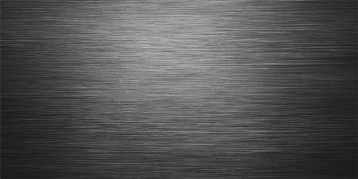 Abstract Brushed Silver Metal Texture Background with Stainless Steel Surface Industrial Metallic Pattern and Dark Shiny Aluminum Wallpaper Design