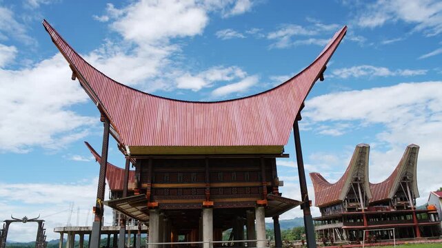 Timelapse of Traditional Tongkonan Houses in Tana Toraja