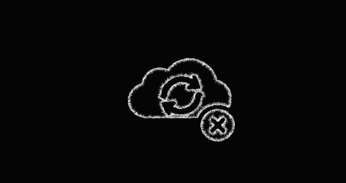 Sketch sync error icon animation - smooth progressive reveal