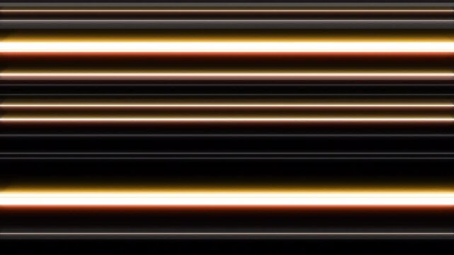 Abstract background neon lines with glowing trails looped 3D animation, lucent flow style background, seamless 4K loop of  with moving lines and golden depth overlay
