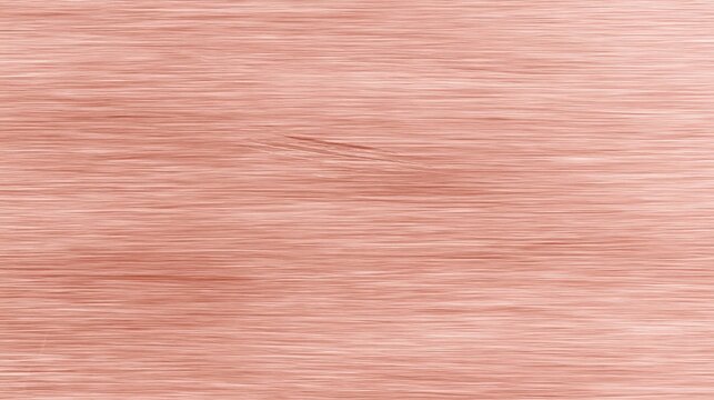 Rose gold brushed metal texture as background surface panel