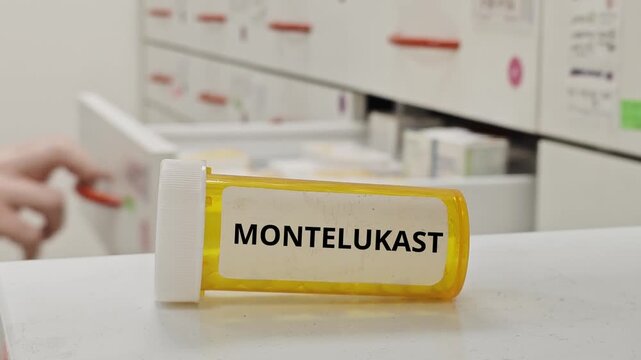 MONTELUKAST tablets for treat asthma and allergic rhinitis