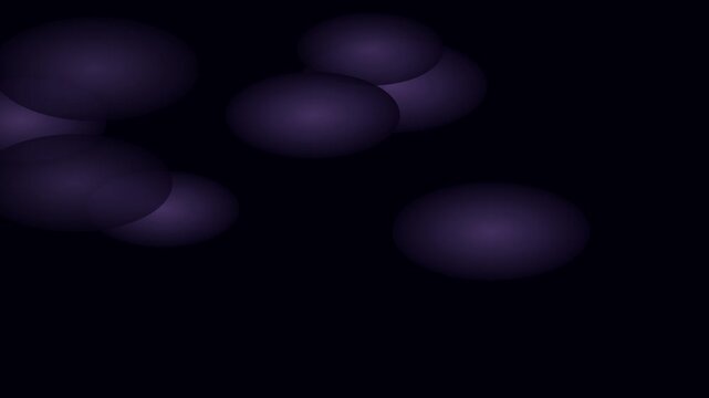 Dark stormy night with lightning strikes and glowing purple clouds motion animation 4k background