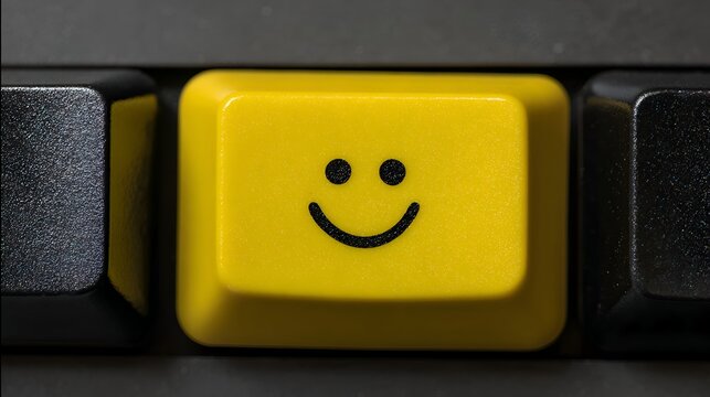 smiley face on keyboard