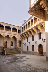 Obraz premium Inner courtyard of Palacio de la Salina in Salamanca, Spain