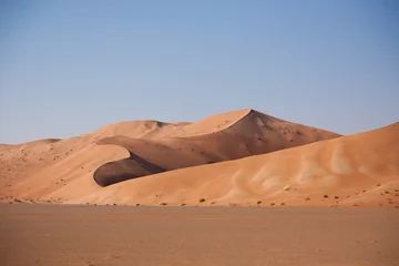 Sand dunes landscape of the Rub al-Khali desert in Dhofar, Oman © elleonzebon