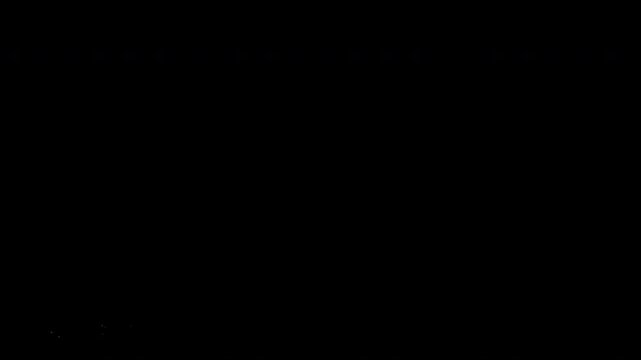 Bright bolt of lightning flashes across the pitch black night sky during a heavy thunderstorm. Concept of natural disaster, electrical energy, weather danger, and atmospheric power.