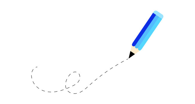 Fountain pen drawing vector