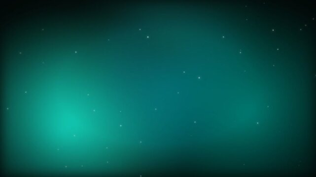 Forest Mist teal emerald mesh gradient calm abstract background with drifting mist particles