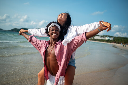 Couple enjoying travel, creating unforgettable memories through their passion for travel photography