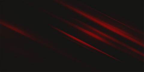Obraz premium Abstract streaks of deep red light flow diagonally across a dark, moody background, creating a sense of dynamic motion and mystery.