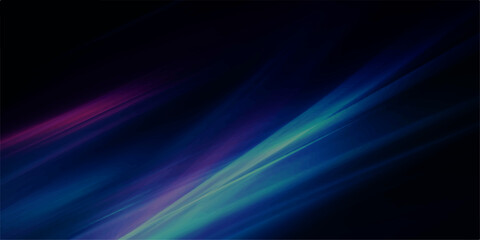 Fototapeta premium Abstract background with blue and purple light streaks evoking a sense of cosmic energy and digital flow.