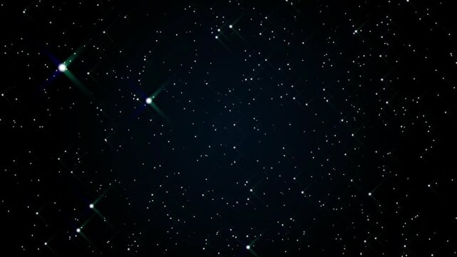 Deep Outer Space Background with Glowing Stars and BDeep Outer Space Background with Glowing Stars and Bright Twinkling Constellations Motion Graphic right Twinkling Constellations Motion Graphic Loop