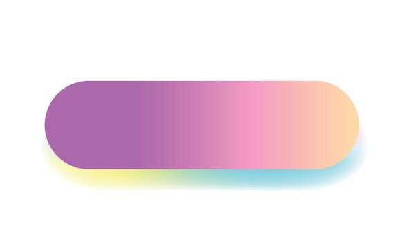 Modern vector illustration of a mathematical minus dash symbol with a vibrant neon gradient, isolated on a white background.