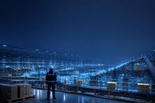 Automated Logistics Center With Frozen Data Trails