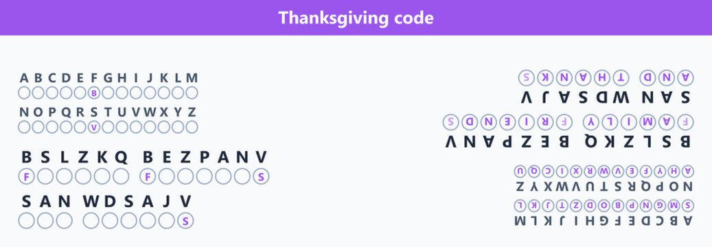 Thanksgiving Code &ndash; Family Friends and Thanks