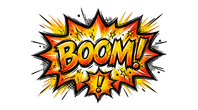 Vibrant Comic Book Style Pop-Up Element