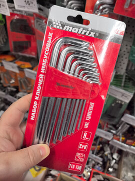 Essential hex key set for DIY enthusiasts and repairs at local hardware store