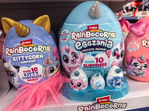 Discover a world of surprises with Zuru Rainbocorns and Eggzania collection