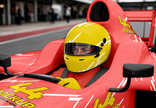 Formula Car Cockpit Mockup