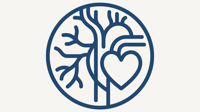 Veins And Arteries Line Icon