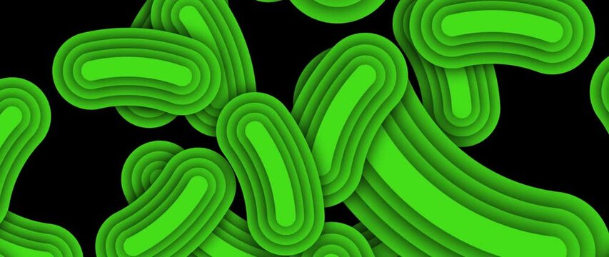 green oval shape layer circle rings geometric luxury golden circle rotates with glowing lines, 3d endless loop animation, Wheel loading concept icon, trendy concept bubble elegant Digital 4k video