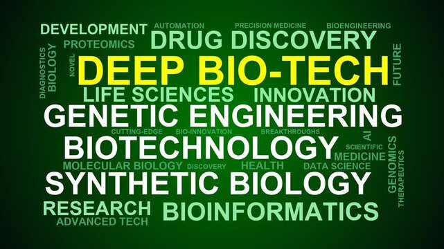 Deep Bio-Tech Word Cloud