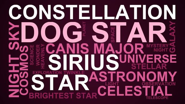 Dog Star Word Cloud