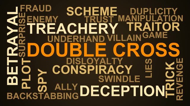 Double Cross Word Cloud