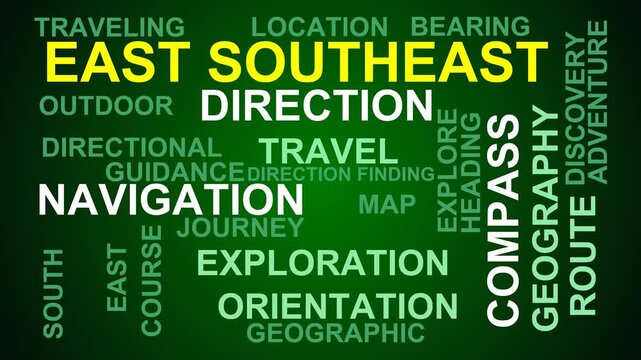 East Southeast Word Cloud