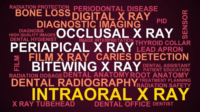 Intraoral X Ray Word Cloud