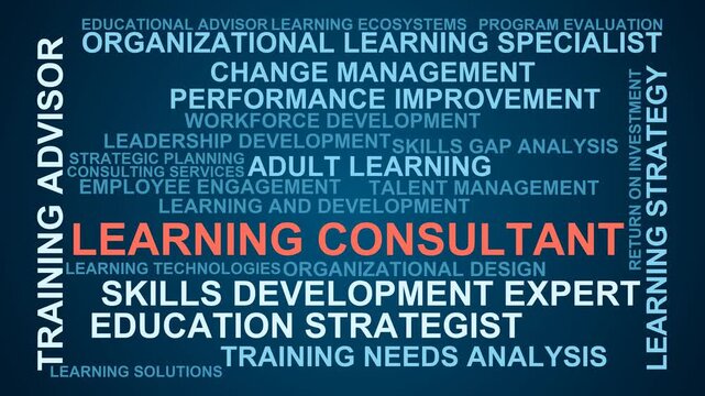 Learning Consultant Word Cloud