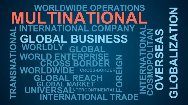 Multinational Word Cloud