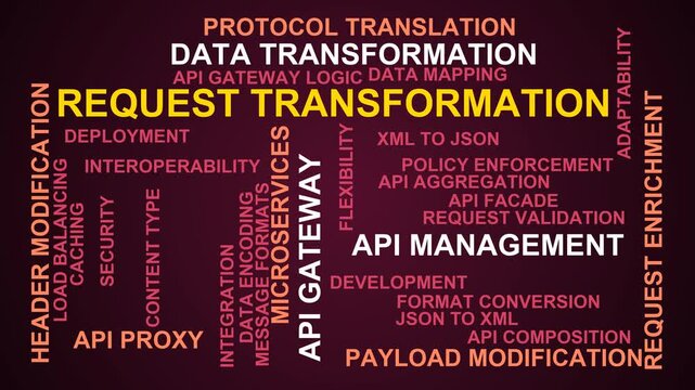 Request Transformation Word Cloud