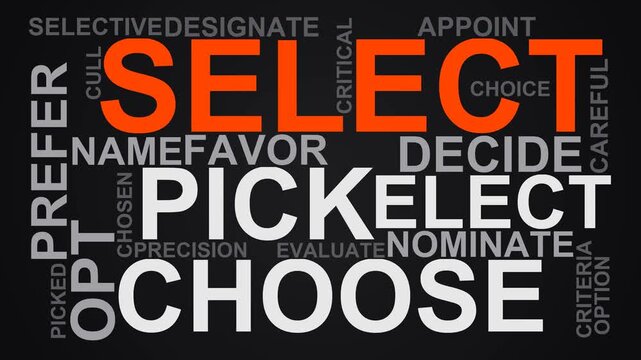 Select Word Cloud