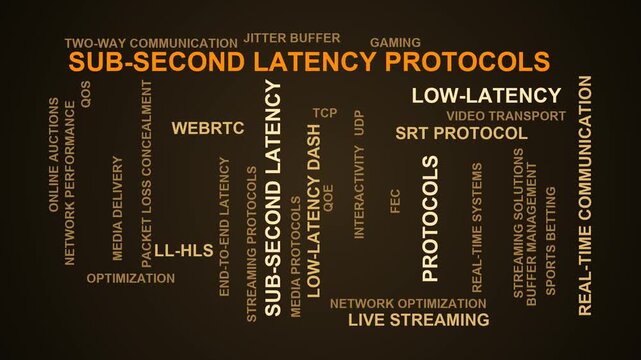 Sub-Second Latency Protocols Word Cloud