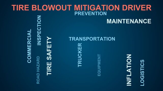 Tire Blowout Mitigation Driver Word Cloud