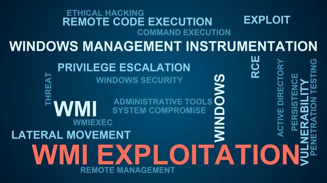 Wmi Exploitation Word Cloud