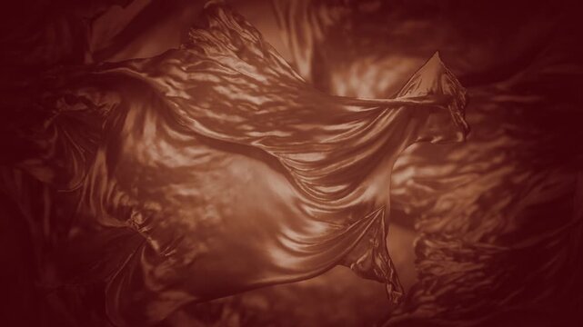 A reflective cloth with different colors. Could be used for project with the subject of abstract, background, bg, cloth, cotton, design, detail, fabric, grunge, linen, material, rough, surface, textur
