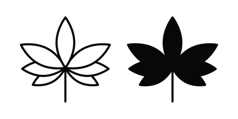 Fototapeta premium Marijuana icon