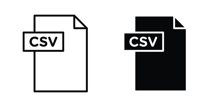 Download CSV file icon