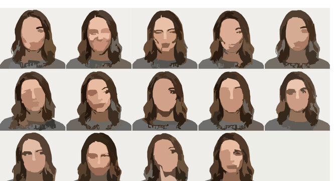 Cute Duck Face Emotion Vector Set with Cartoon Emoji Expressions