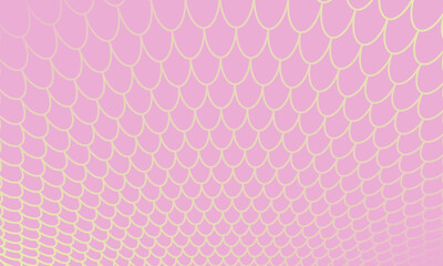 Little mermaid seamless pattern. Fish skin texture. Tillable background for girl fabric, textile design, wrapping paper, swimwear or wallpaper. Blue little mermaid background with fish scale. © Muis