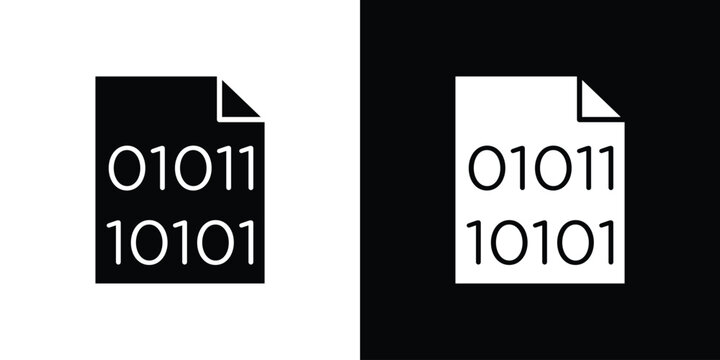 Binary code icon