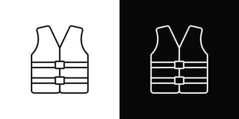 Vest jacket icon © No