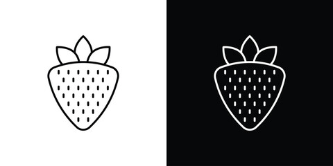 Naklejka premium Strawberry icon